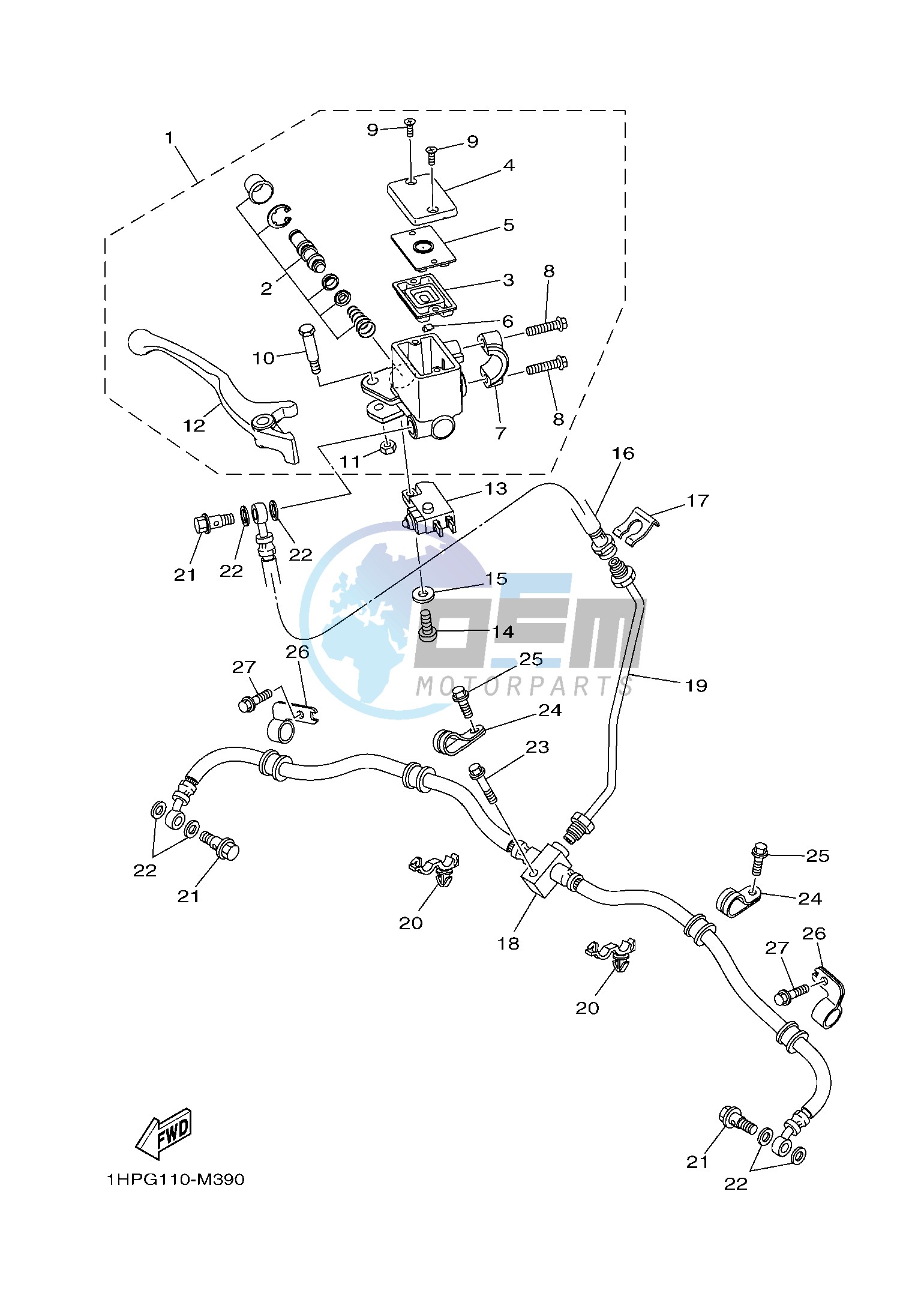 FRONT MASTER CYLINDER