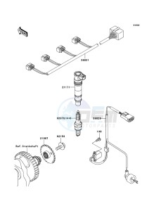 Z750_ABS ZR750M7F GB XX (EU ME A(FRICA) drawing Ignition System