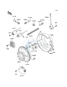 MULE 3000 KAF620G6F EU drawing Generator/Ignition Coil