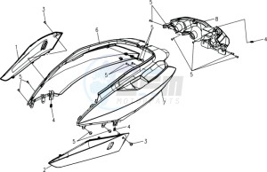 CITYCOM 300 EFI drawing COWLING / TAIL LIGHT