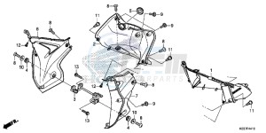 AFS110CSFF CB1000R 2ED - (2ED) drawing MAIN PIPE COVER