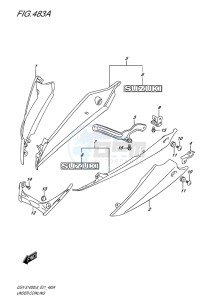 GSX-S1000F ABS EU drawing UNDER COWLING