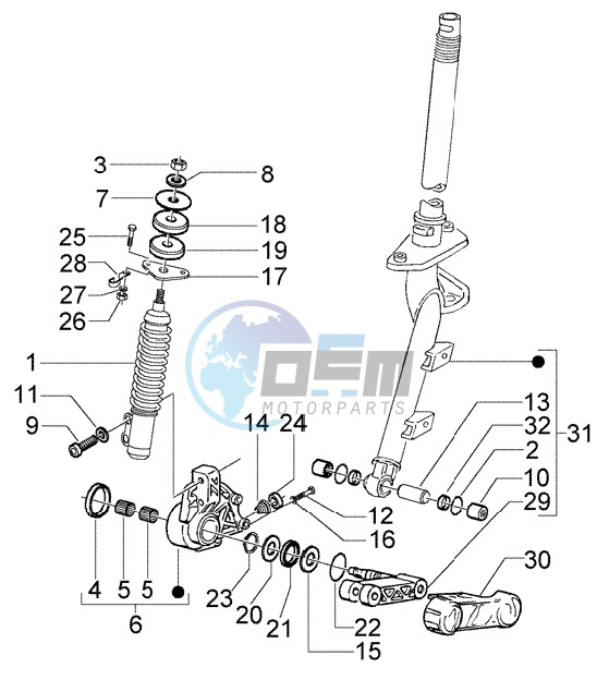 Steering column - Disc brake