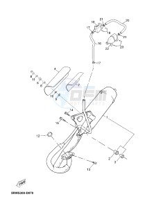 CS50 JOG R (2ADD 2ADD 2ADD) drawing EXHAUST