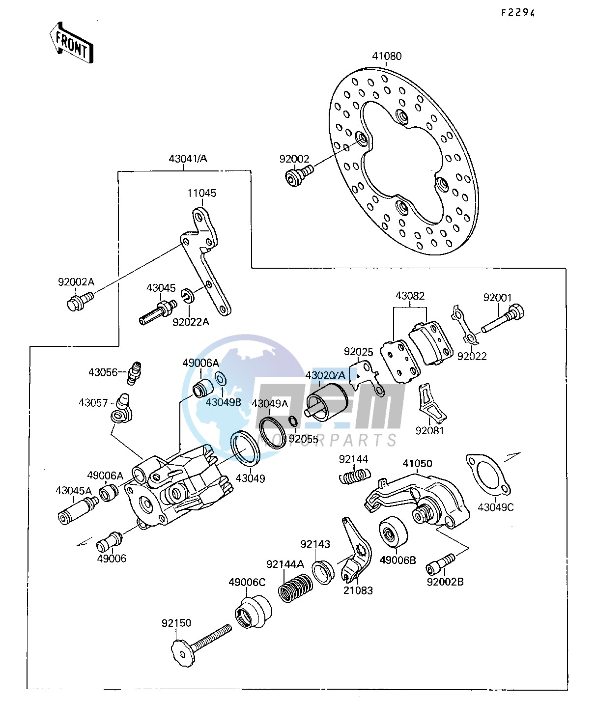 REAR CALIPER