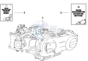 GTS 250 ABS UK drawing Engine assembly