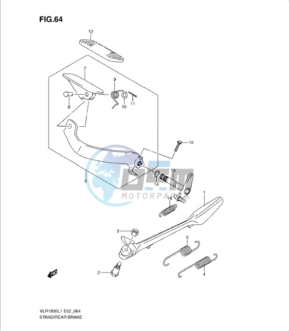 STAND-REAR BRAKE