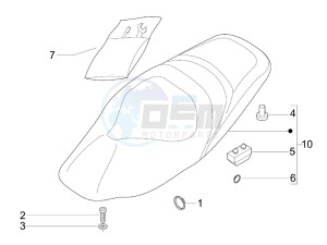 Nexus 250 SP e3 (UK) UK drawing Saddle seats - Tool roll