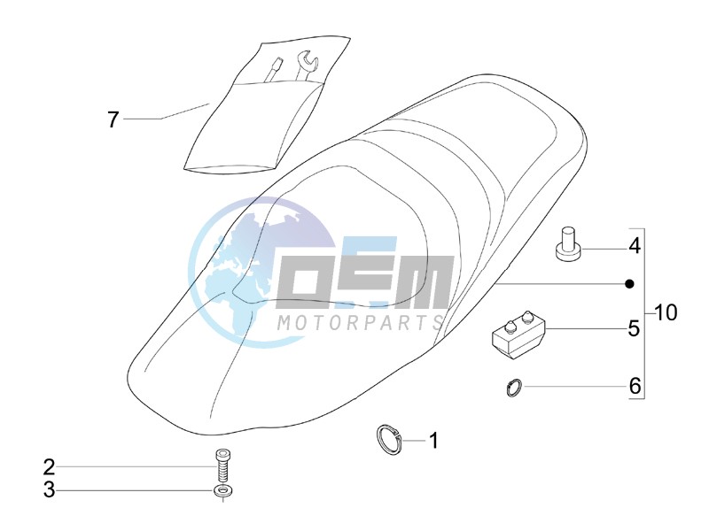 Saddle seats - Tool roll