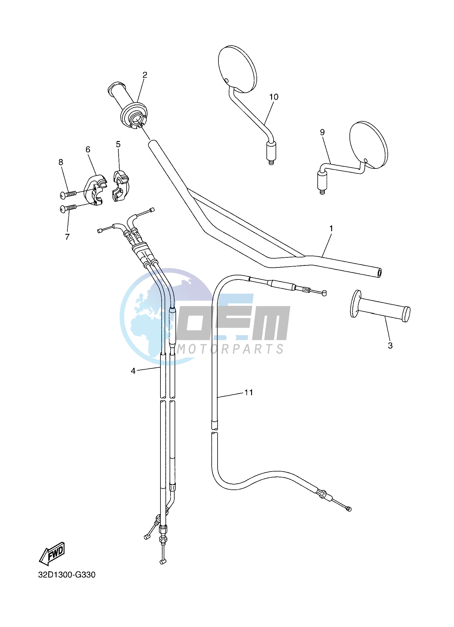 STEERING HANDLE & CABLE