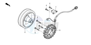 TRX650FA drawing GENERATOR