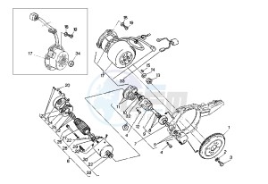 MITO EV 125 drawing GENERATOR - STARTING MOTOR FACIND