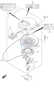 DF 2.5 drawing Recoil Starter