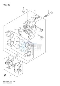 GSX-R1000 (E21) drawing FRONT CALIPER