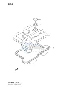 RM-Z450 (E19) drawing CYLINDER HEAD COVER