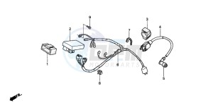 XR100R drawing WIRE HARNESS