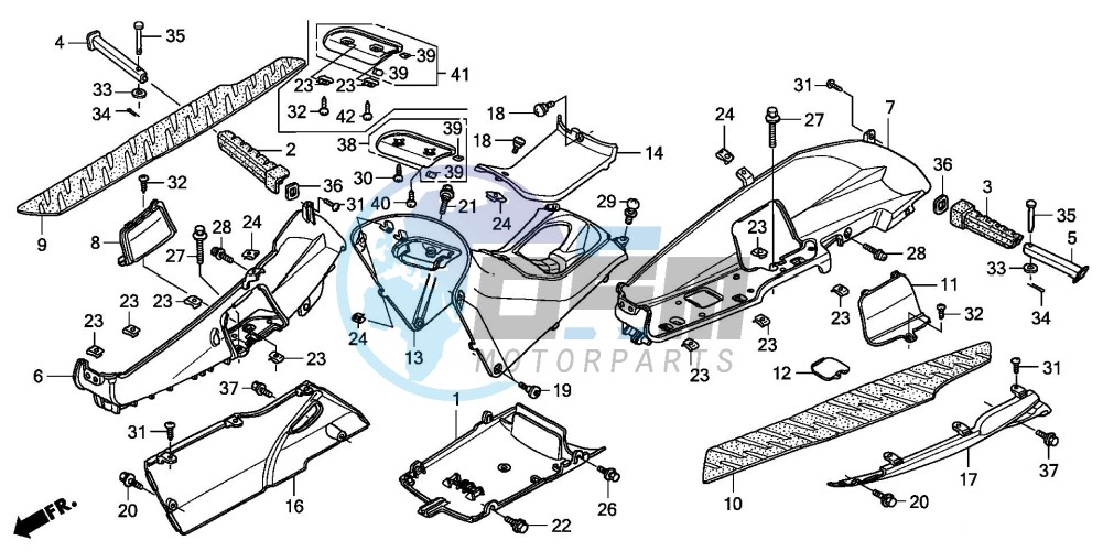 FLOOR PANEL/CENTER COVER (FES1253-5)(FES1503-5)