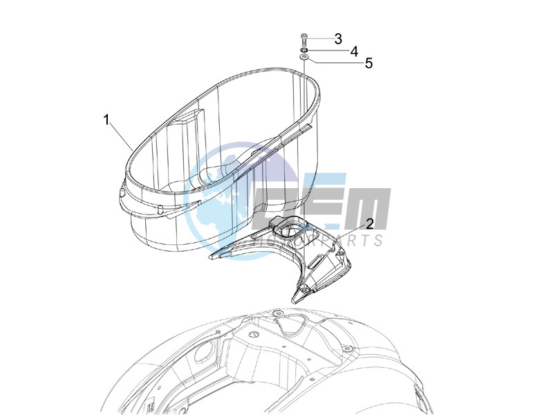 Helmet housing - Undersaddle