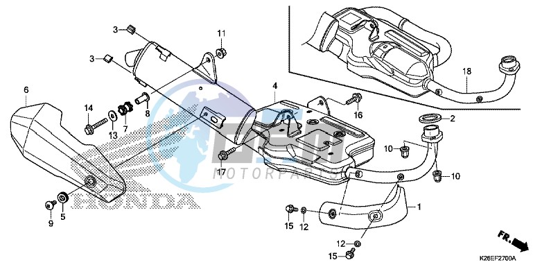 EXHAUST MUFFLER