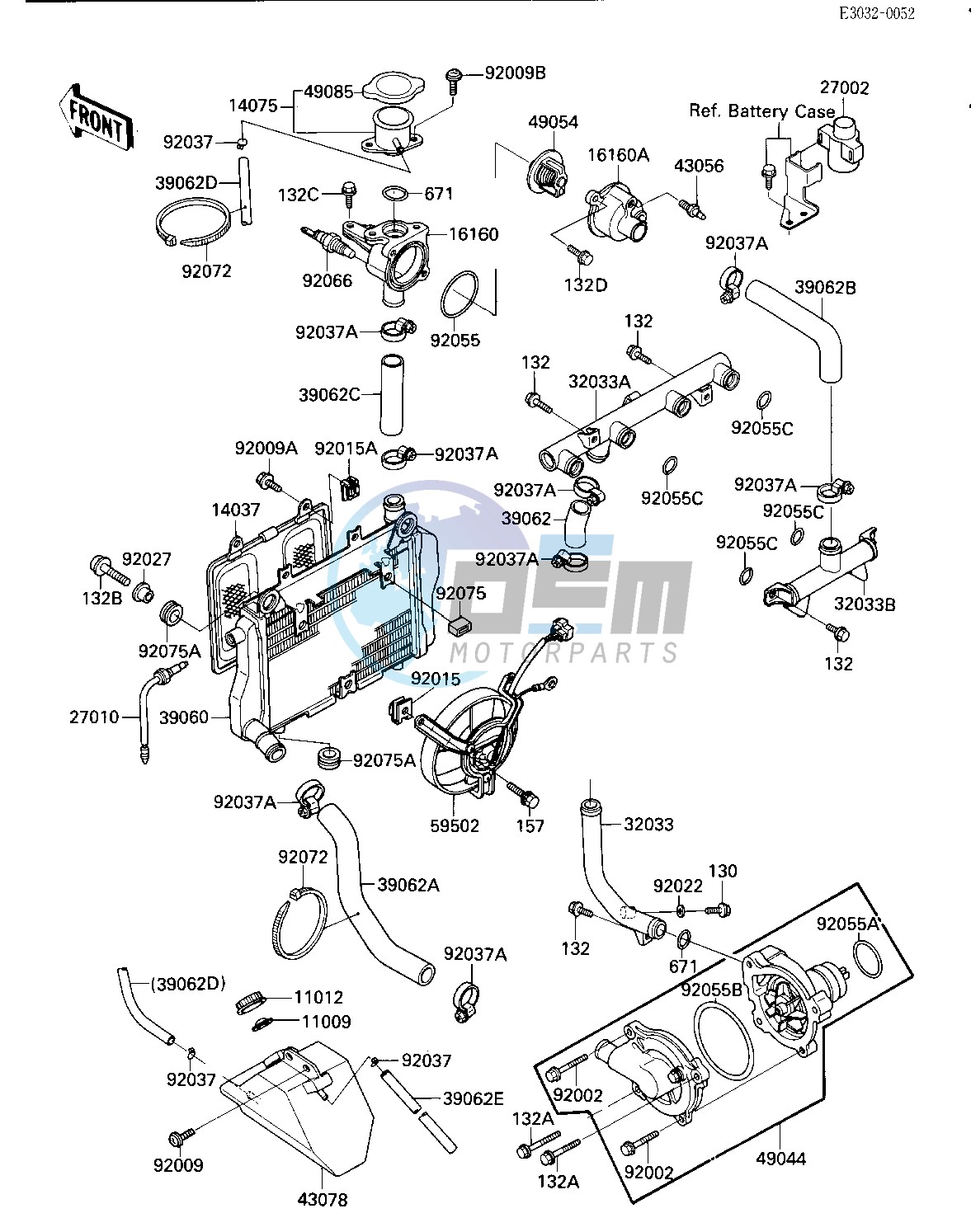 RADIATOR_FAN_WATER PUMP -- E_NO. 003102-- -