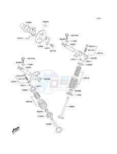 KLX 125 A (A6F) A6F drawing VALVE-- S- -_CAMSHAFT-- S- -