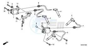 ST1300A9 France - (F / ABS CMF MME) drawing IGNITION COIL