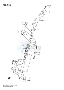 VZR1800 (E3) INTRUDER drawing STEERING STEM