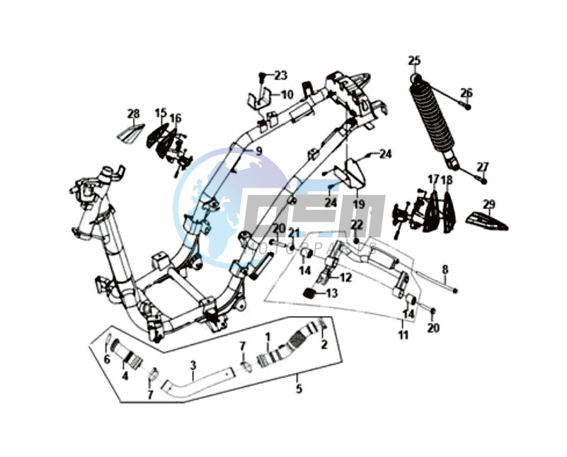 FRAME / ENGINE MOUNT