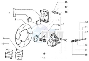 ET4 50 drawing Disc brake caliper