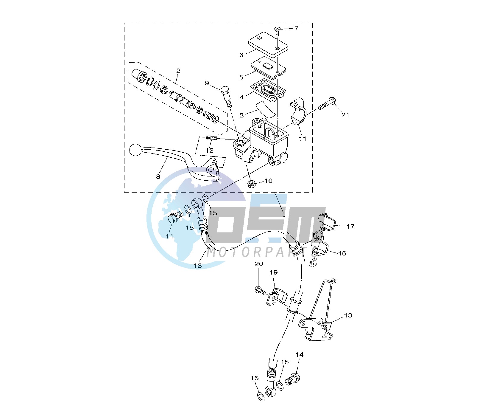 FRONT MASTER CYLINDER