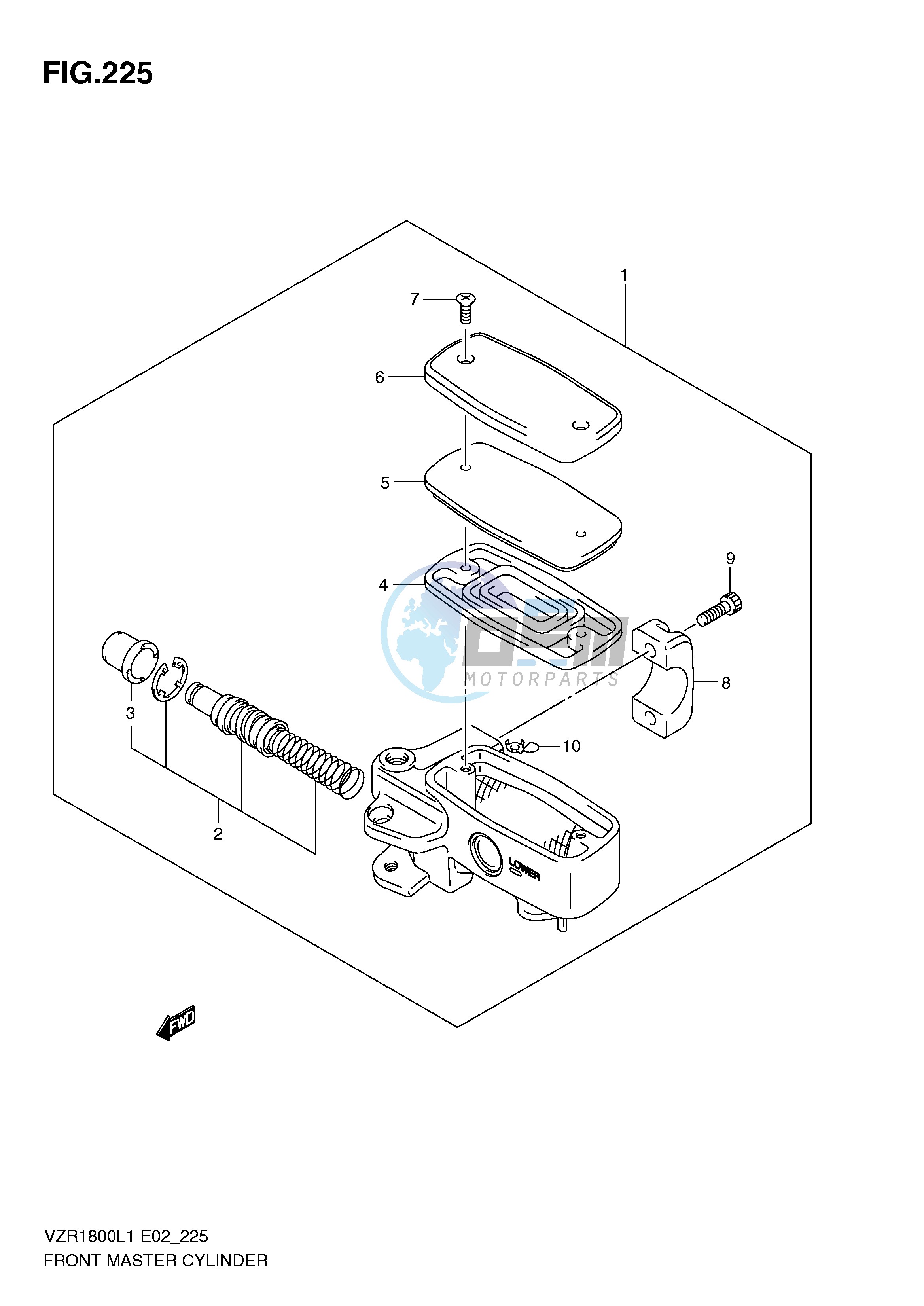 FRONT MASTER CYLINDER (VZR1800L1 E24)