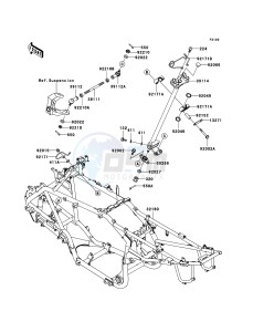 KFX700 KSV700B6F EU drawing Frame