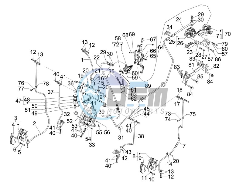 Brakes hose  - Calipers