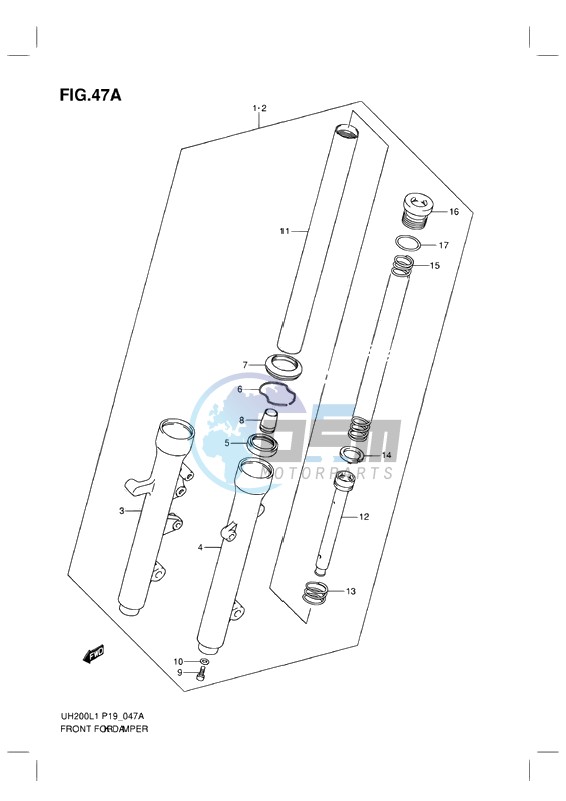 FRONT FORK DAMPER (EXECUTIVE MODEL)