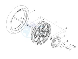 SMT 50 E4 (EMEA) drawing Front wheel