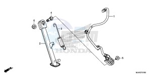 CBR500R England - (3ED) drawing SIDE STAND