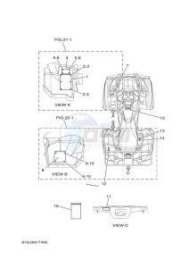 YFM700FWBD YFM7NKPAK (B5KE) drawing EMBLEM & LABEL 1