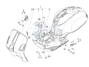 GTS 300 HPE 4T-4V IE ABS E4 (NAFTA) drawing Frame/bodywork