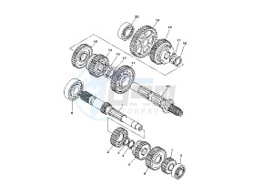 XVS A DRAG STAR CLASSIC 650 drawing TRANSMISSION