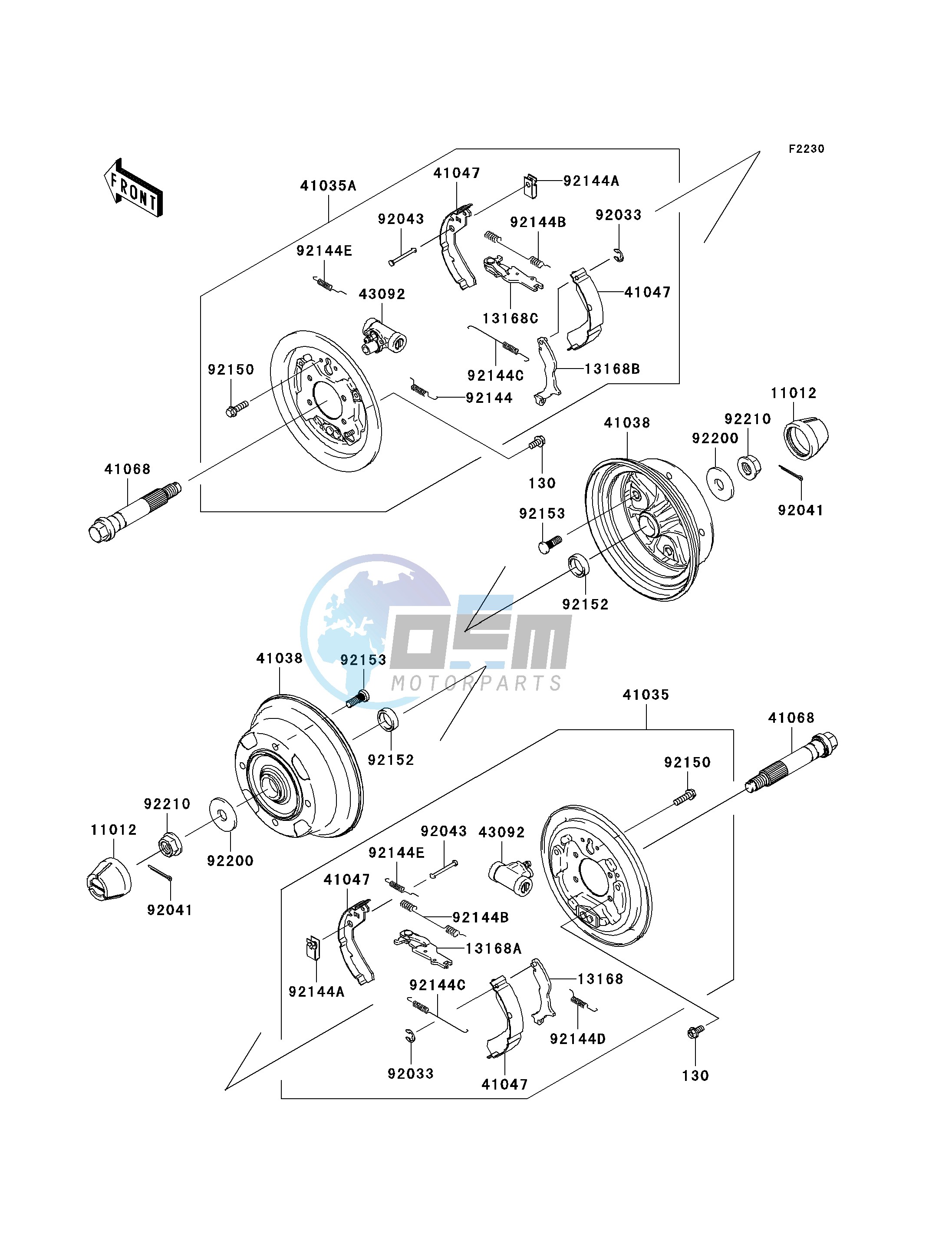 FRONT HUBS_BRAKES