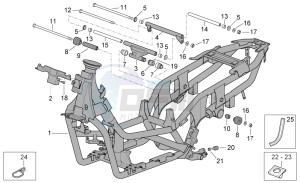 Scarabeo 500 drawing Frame