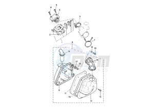 YQ AEROX 50 drawing INTAKE