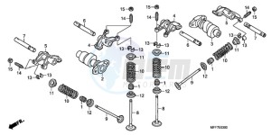 XL700V9 Europe Direct - (ED / SPC) drawing CAMSHAFT/VALVE