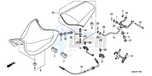 NC700XDD NC700X Dual Cluth ABS 2ED - (2ED) drawing SEAT