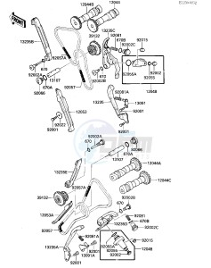 VN 700 A [LTD] (A1) [LTD] drawing CAMSHAFTS_CHAIN_TENSIONER