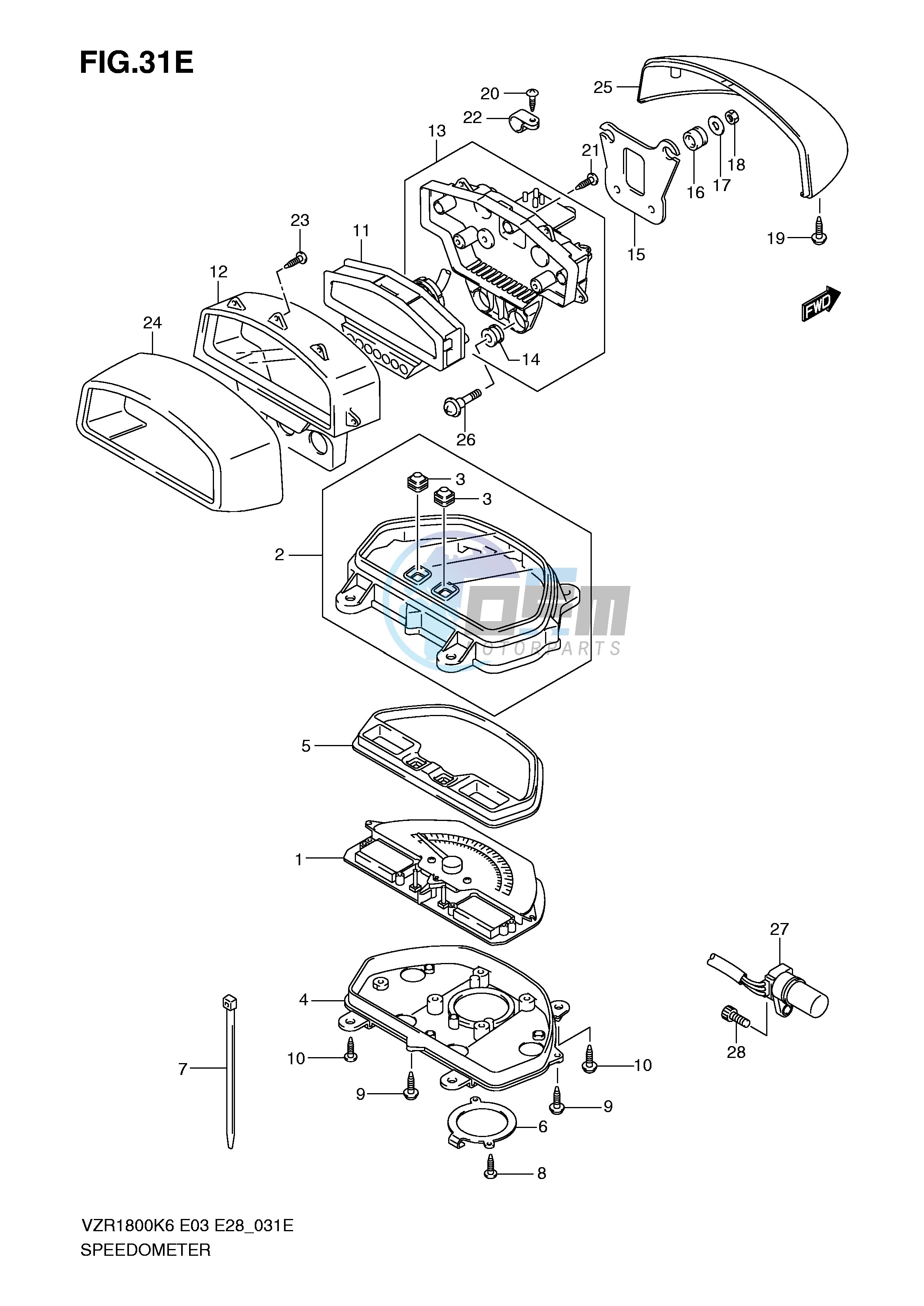SPEEDOMETER (VZR1800ZK8)