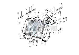 X9 250 drawing Radiator Hose