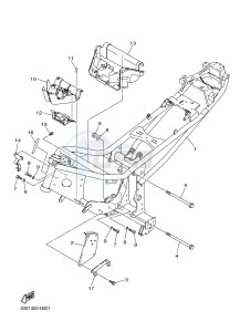 XJ6NA 600 XJ6-N (NAKED, ABS) (36BB 36BC) drawing FRAME