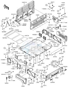 MULE PRO-DXT KAF1000BJF EU drawing Carrier(s)