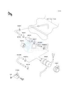 KAF 620 E [MULE 3010 4X4] (E6F-E8F) E8F drawing FUEL PUMP